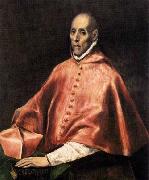 GRECO, El Portrait of Cardinal Tavera oil painting